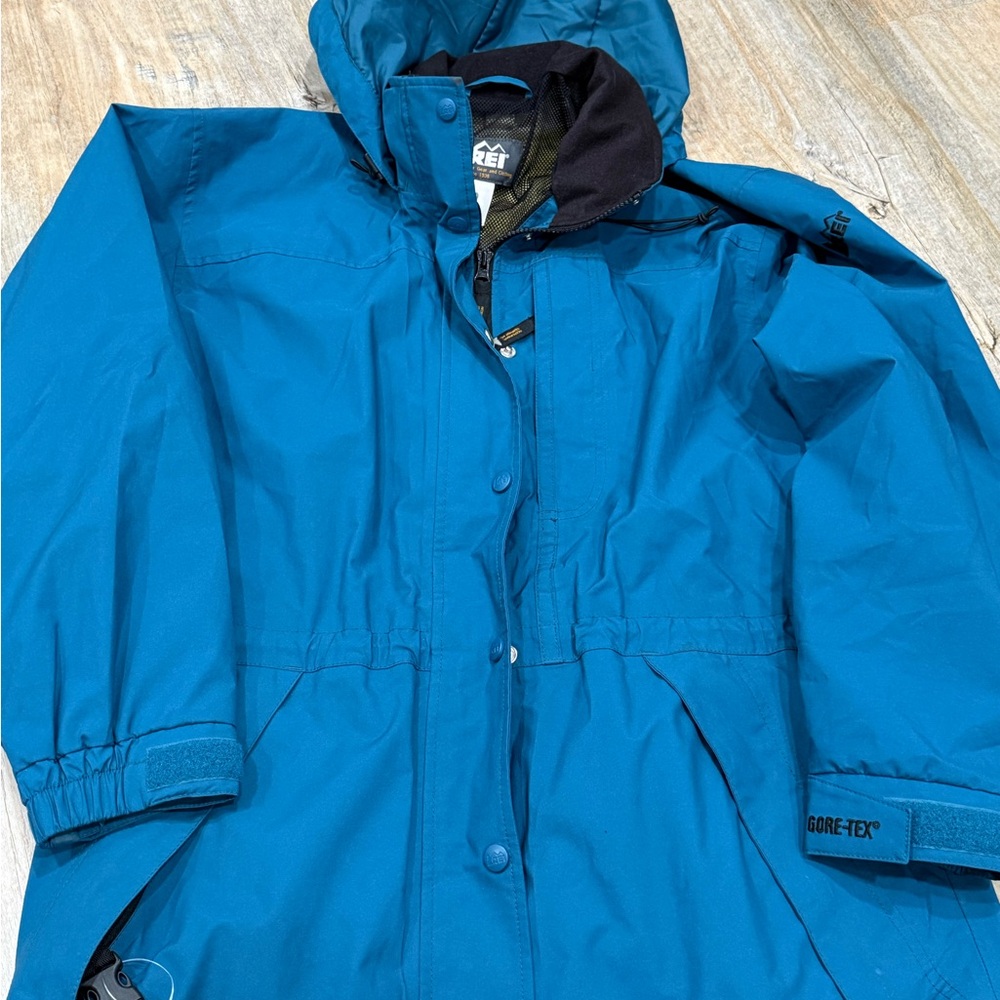 REI Teal and Black Gore-Tex Women’s Jacket